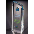Acrylic Beveled Slanted Top Tapered Embedment Award